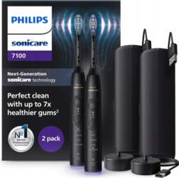 Set of sonic toothbrushes black +