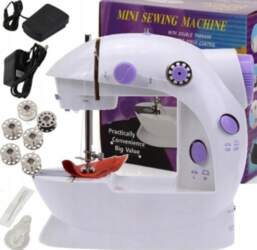 SEWING MACHINE PORTABLE +DRIVE +THREAD+NEEDLES +Zas