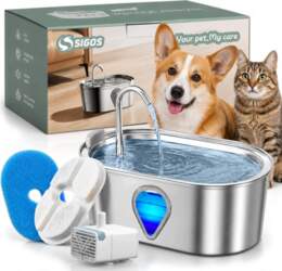 Sigos Drinker Fountain for Cat Dog