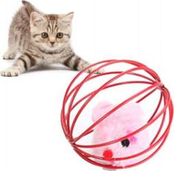 Toy Cat Ball Interactive Mouse Feather