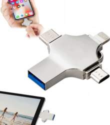 USB-C/Lightning/Micro-USB/TYPE C 256 GB 4IN1 flash