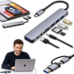USB C USB ADAPTER A 8IN1