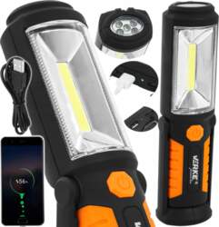 Verke POWERFUL FLASHLIGHT WORKSHOP LAMP RECHARGEABLE