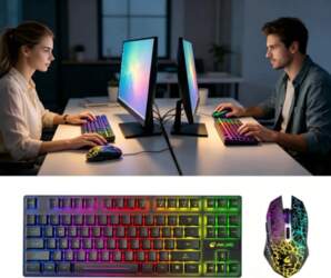 WIRELESS GAMING MOUSE BACKLIT + MECHANICAL