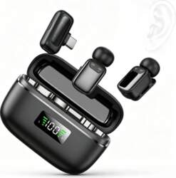 Wireless Tie Microphone Mini USB USB-C