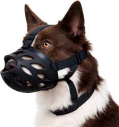 Zoo DOG MUZZLE PHYSIOLOGICAL ADJUSTABLE RUBBER