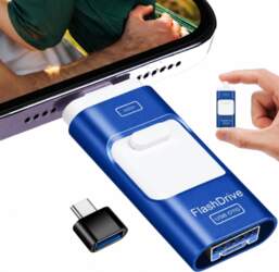 128GB 4IN1 USB C LIGHTNING MICRO