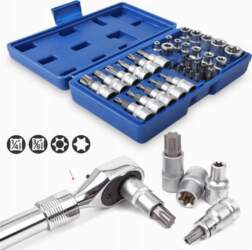 34 Pcs Torx Socket Set –