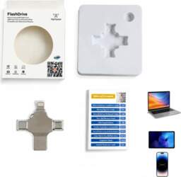 4IN1 USB-A USB-C MICRO USB FLASH