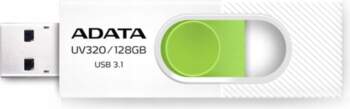 ADATA UV320/128GB/USB 3.2/USB-A/Bílá