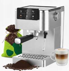 AUTOMATIC FLASK PRESSURE COFFEE MAKER 5FUNCTIONS