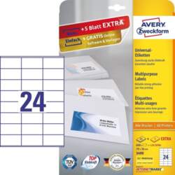 Avery zweckform Labels A4 white (30