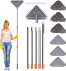 Bedee ADJUSTABLE TRIANGULAR CLEANING MOP 215cm