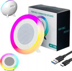 Bluetooth Speaker RGB LED Light Portable