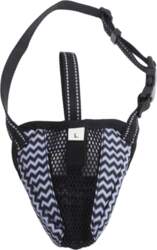 Breathable Grey Polyester Dog Muzzle Anti-Barking