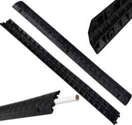 CABLE INRUN BLACK THRESHOLD GRILLE COVER