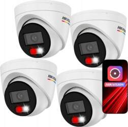 CAMERA 4x DS-2CD1347G3H-LIUF 4MPX DETECTION ACTIVE
