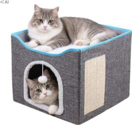 CAT BED booth folding two levels