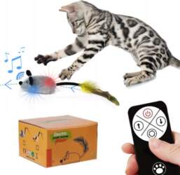 CAT TOY MOVABLE MOUSE CONTROLLED BY