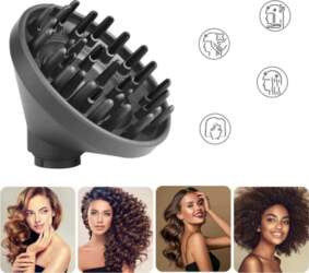 Dyson Airwrap Accessory Diffuser, Drying Nozzles