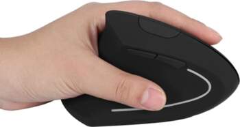 ERGONOMIC LEFT HANDED WIRELESS VERTICAL MOUSE