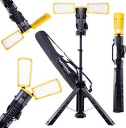 Germina LED floodlight on tripod adjustable