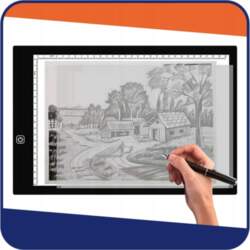 GRAPHICS TABLET LED A4 DRAWING BOARD