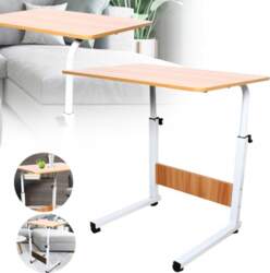 Height Adjustable Wheeled Desk, Laptop Work