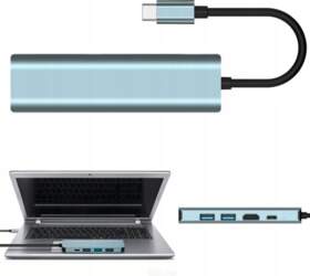 HUB ADAPTER 5 IN1 USB-C USB