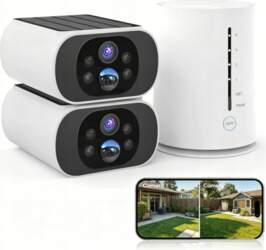 IeGeek 4MP Solar Camera Kit Set