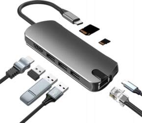 INF Hub USB C 8 in