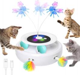 INTERACTIVE CAT SENSORY TOY WITH TIMER