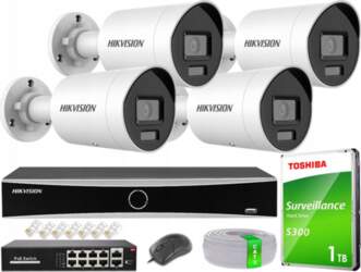 IP Monitoring Kit 4MPx Hikvision Acusense