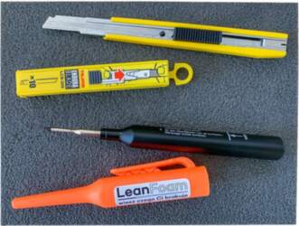 LeanFoam tool set - Tajima knife
