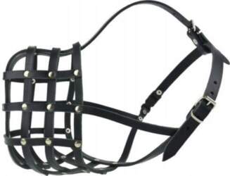 Leather muzzle for Dog Champion Mastiff