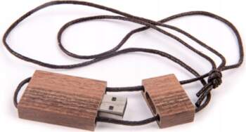 MemoRabbit Wooden flash drive with string