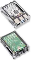 Mikrobot Transparent Black Acrylic Case for