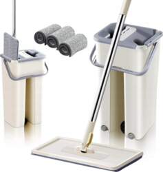 MOP FLAT ROTATING TWO-CHAMBER BUCKET WITH