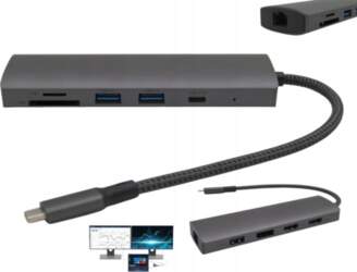 Multiport USB-C with PD Charging SD