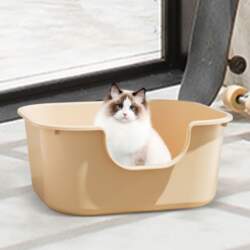 Open Cat Litter Box, Cat Litter