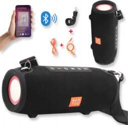 PORTABLE BLUETOOTH SPEAKER SMART WIRELESS BLACK
