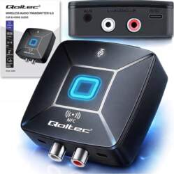 Qoltec Receiver Audio Transmitter NFC RCA