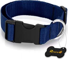 Reverse SOLID BAND COLLAR FOR DOG