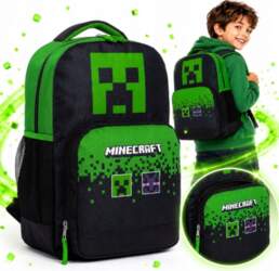 SCHOOL BACKPACK MINECRAFT BACKPACK FOR CHILDREN