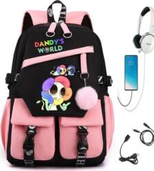 SCHOOL BACKPACK SATCHEL Dandy`s World USB