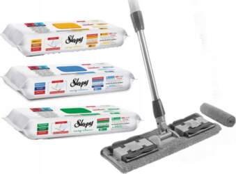 Set of Telescopic Flat Mop Sleepy