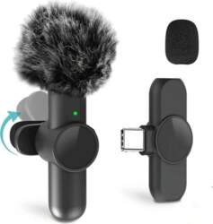 SHEIN BLACK WIRELESS MICROPHONE