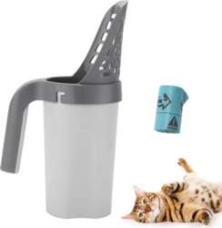 Spatula dustpan For litter box With