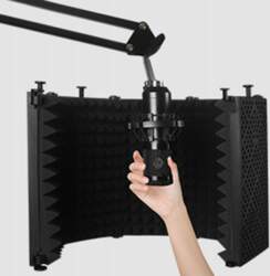 Studio Recording Mic Isolation Shield Practical