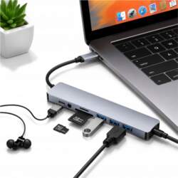 USB HUB Adapter 8in1 Adapter Card
